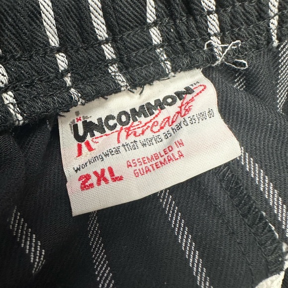 Uncommon Threads Unisex Classic Baggy Chef Pant with 3 Inch Elastic Waist New Si - Picture 3 of 3